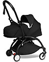 Babyzen Duo YOYO² Stroller - Balck Frame, Black Textile 0+ and 6+ Trio and Duo Strollers
