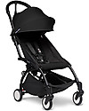 Babyzen Duo YOYO² Stroller - Balck Frame, Black Textile 0+ and 6+ Trio and Duo Strollers
