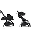 Babyzen Duo YOYO² Stroller - Balck Frame, Black Textile 0+ and 6+ Trio and Duo Strollers