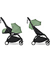 Babyzen Duo YOYO² Stroller - Balck Frame, Mint Textile 0+ and 6+ Trio and Duo Strollers