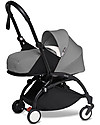 Babyzen Duo YOYO² Stroller - Black Frame, Grey Textile 0+ and 6+ Trio and Duo Strollers