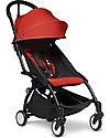Babyzen Duo YOYO² Stroller - Black Frame, Red Textile 0+ and 6+ Trio and Duo Strollers