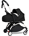 Babyzen Duo YOYO² Stroller - White Frame, Black Textile 0+ and 6+ Trio and Duo Strollers