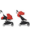 Babyzen Duo YOYO² Stroller - White Frame, Mint Red 0+ and 6+ Trio and Duo Strollers