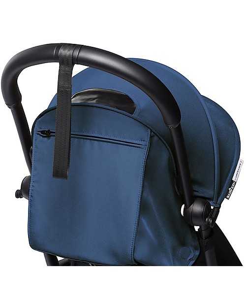 Babyzen Eco-Leather Handlebar - Black - for Yoyo Stroller Safety Handle