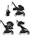 Babyzen Frame for BABYZEN YOYO² Stroller - Black - Includes basket, carry bag and strap! Lights Strollers