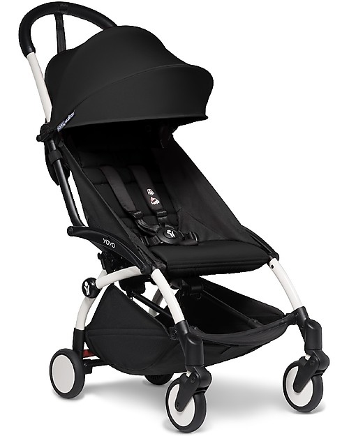 Babyzen Frame for BABYZEN YOYO² Stroller - White - Includes basket, carry bag and strap! Lights Strollers