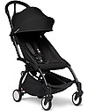 Babyzen Trio YOYO² Stroller - Black Frame + Black Textile 0+ and 6+ + Izi Go Car Seat 0+ Trio and Duo Strollers