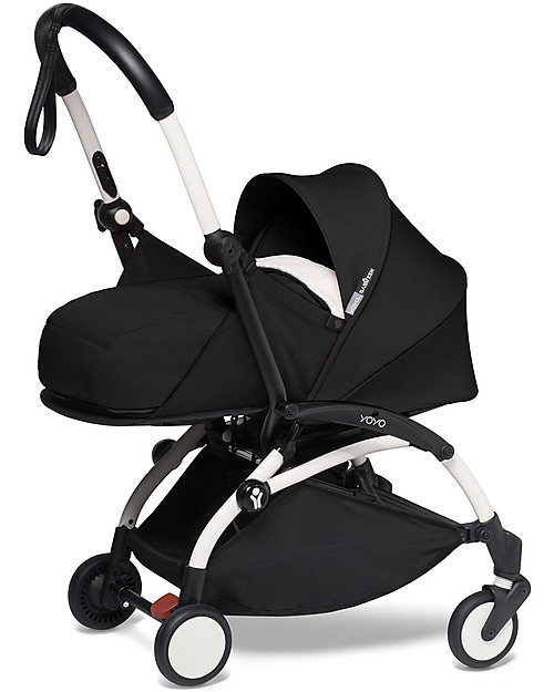 Babyzen Trio YOYO² Stroller - White Frame + Acqua Textile 0+ and 6+ + Izi Go Car Seat 0+ Trio and Duo Strollers