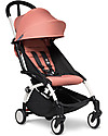 Babyzen Trio YOYO² Stroller - White Frame + Ginger Textile 0+ and 6+ + Izi Go Car Seat 0+ Trio and Duo Strollers
