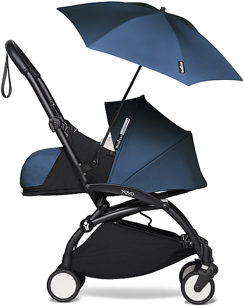 navy pram parasol