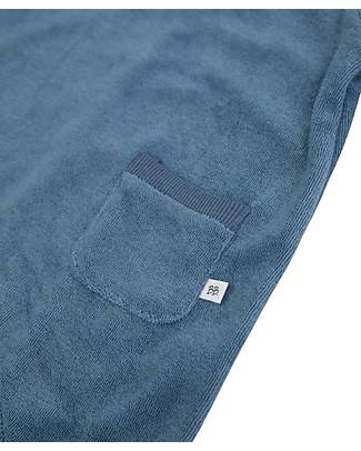Bamboom 3/4 Sleeve Sponge Jumpsuit - Blue - Breathable Bamboo Fiber! Babygrows