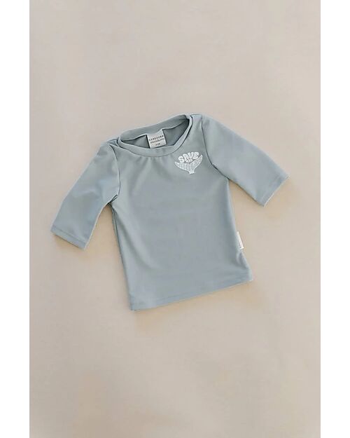 Bamboom 3/4 Sleeves Beach T-Shirt - Safe the Whale Logo - UV50+ Uv-Safe T-shirt