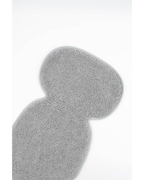 Bamboom Air n Go Seat Liner - Light Grey - 100% Recycled Wool Mattresses and Baby-nest