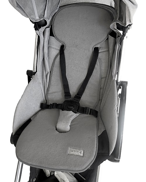Bamboom Air’n Go, Universal Mattress for Stroller & Car Seat 0-3, Grey - Bamboo Mattresses and Baby-nest