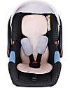 Bamboom Air’n Go Universal Mattress for Stroller and Car Seat 0-3 - Warm White - Bamboo Mattresses and Baby-nest
