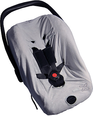 Bamboom Auto Fresh Mini, Car Seat Cover Group 0+, Grey - Organic bamboo Car Seat Accessories