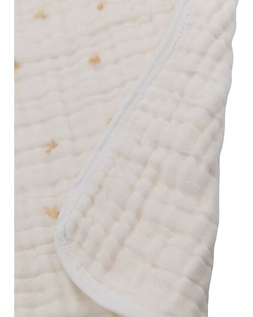 Bamboom Baby Blanket - 75x100 - Cloud - Olives Natural - Bamboo and Organic Cotton Blanket