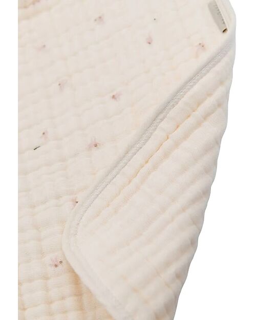 Bamboom Baby Blanket - 75x100 - Cloud - Olives Pink - Bamboo and Organic Cotton Blanket