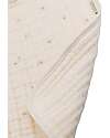 Bamboom Baby Blanket - 75x100 - Cloud - Olives Pink - Bamboo and Organic Cotton Blanket