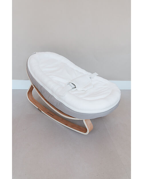 Bamboom Baby Bouncer - Light Grey - Bamboo and Organic Cotton Bouncers