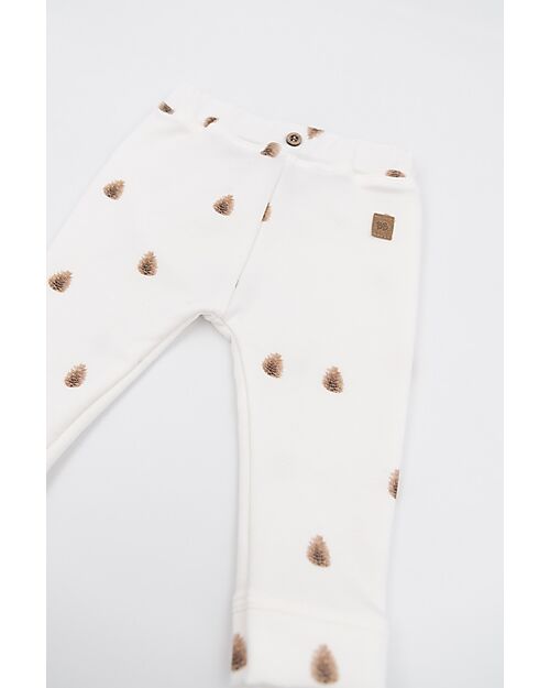 Bamboom Baby Leggings - Pine Cone - Bamboo and Organic Cotton Leggings