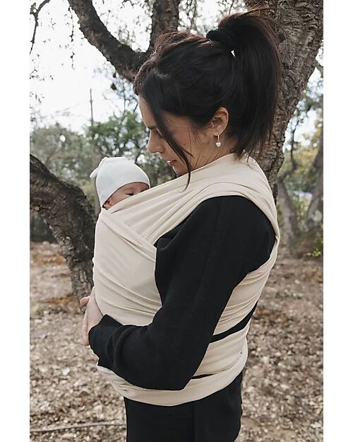 Bamboom Baby Sling Carrier Sling - Brazilian Sand - Bamboo and Organic Cotton - 510x50 cm Baby Slings