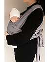 Bamboom Baby Sling Carrier Sling Easy - Grey - Bamboo and Organic Cotton Baby Slings