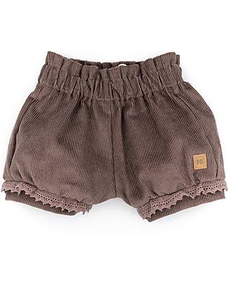 Bamboom Balloon Shorts - Choco - Cotton and Bamboo Oeko-Tex Certified Shorts