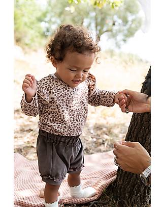 Bamboom Balloon Shorts - Choco - Cotton and Bamboo Oeko-Tex Certified Shorts