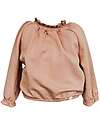 Bamboom Balloon-Sleeved Top - Orange -  95% Natural Bamboo - 5% Elastane Long Sleeves Tops