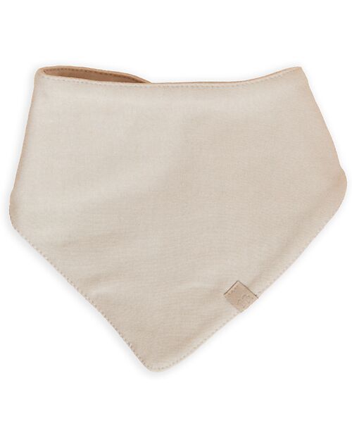 Bamboom Bandana Bib - Sand - Bamboo - Cotton Bandana Bibs