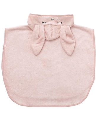 Bamboom Bath Poncho for Newborn - Pink - Bamboo Towels And Flannels