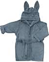 Bamboom Bathrobe with Ears - Blue - 100% Bamboo - 4-6 years Towels And Flannels