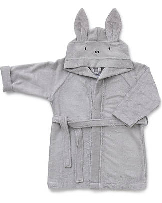 Bamboom Bathrobe with Ears - Gray - 100% Bamboo Towels And Flannels