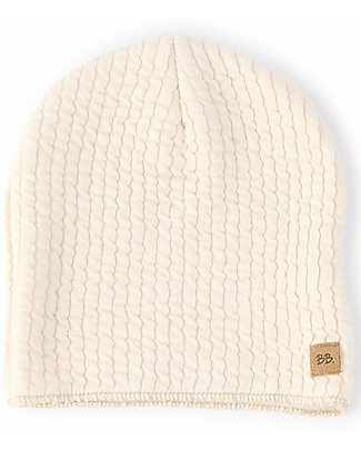Bamboom Beanie Hat - Cream White - Bamboo and Cotton Hats