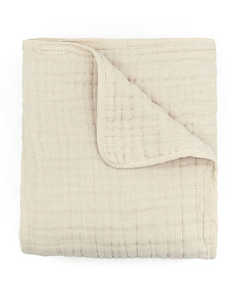 Bamboom Bed Blanked - 100x50 - Cloud - Almond - Bamboo and Organic Cotton Blanket