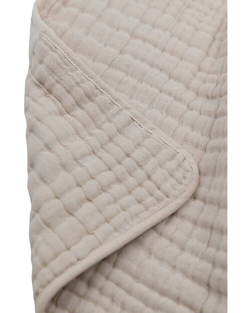 Bamboom Bed Blanked - 100x50 - Cloud - Almond - Bamboo and Organic Cotton Blanket