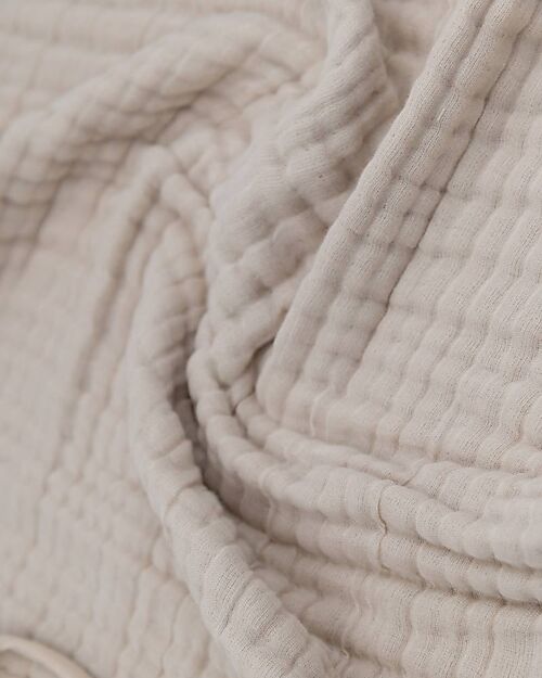 Bamboom Bed Blanked - 100x50 - Cloud - Almond - Bamboo and Organic Cotton Blanket