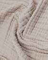 Bamboom Bed Blanked - 100x50 - Cloud - Almond - Bamboo and Organic Cotton Blanket