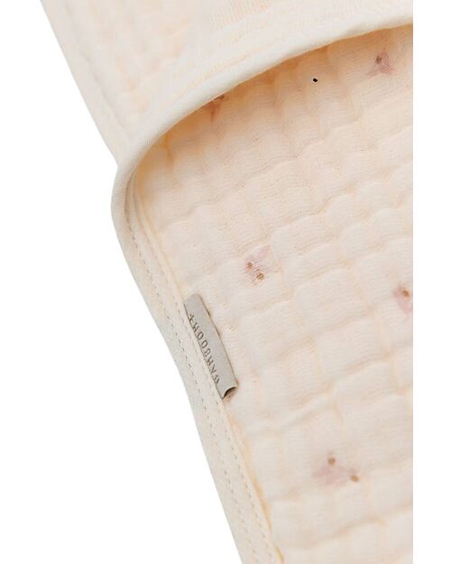 Bamboom Bed Blanked - 100x50 - Cloud - Olives Pink - Bamboo and Organic Cotton Blanket