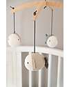 Bamboom Beech Wood Carousel - with Knitted Toys - Fish - Pink - 100% Organic Bamboo Mobiles