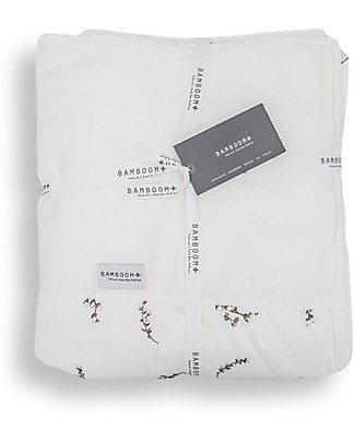 Bamboom Blanket 110x140 cm and Pillowcase - Willow - Bamboo and Cotton Muslin Swaddle