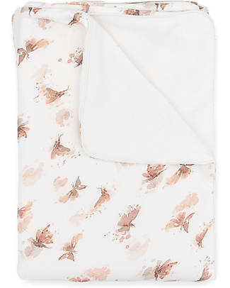 Bamboom Blanket for Bed 140x100 cm - Butterfly - Bamboo and Terry Blanket