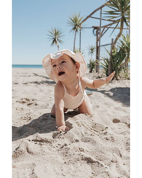 Bamboom Body with Straps - Rose - Flowers - Organic Stretch Bamboo Short Sleeves Bodies