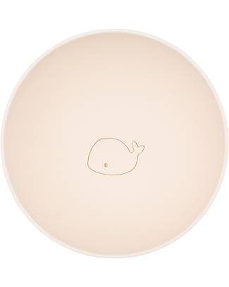 Bamboom Bowl - Cream - Whale - 100% Organic Material Bowls & Plates