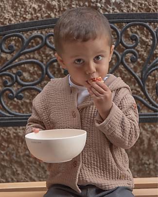 Bamboom Bowl - Cream - Whale - 100% Organic Material Bowls & Plates