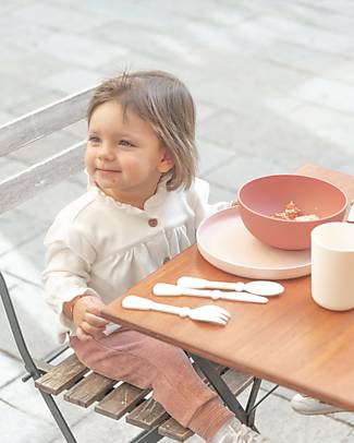 Bamboom Bowl - Pink - Rabbit - 100% Organic Material Bowls & Plates