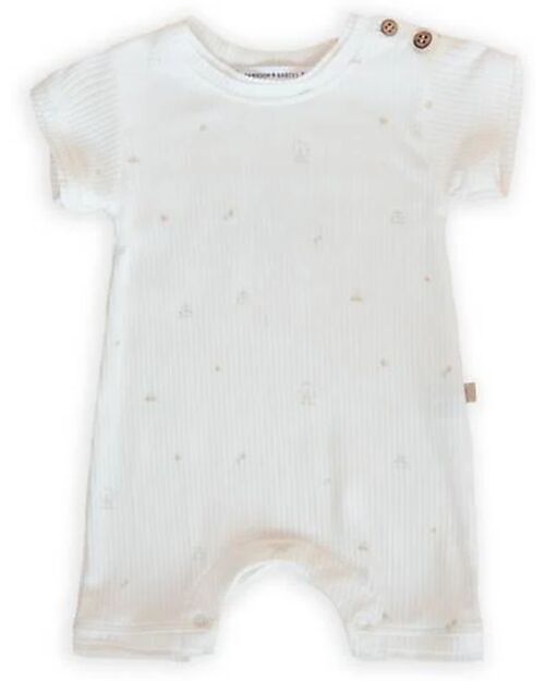 Bamboom Circus Print Romper - Bamboo - Cotton Short Rompers