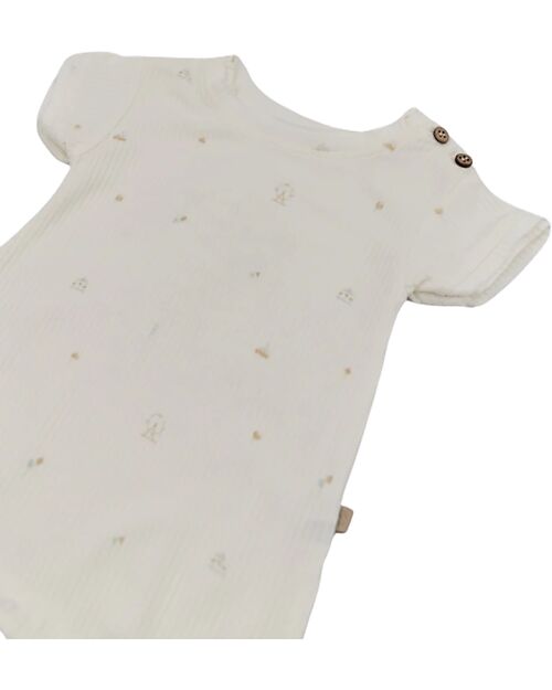 Bamboom Circus Print Romper - Bamboo - Cotton Short Rompers